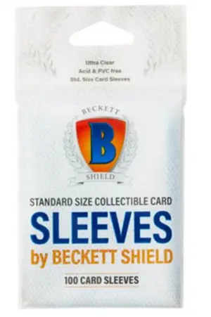 BECKETT SHIELD STANDARD CARD SLEEVES (100 SLEEVES)