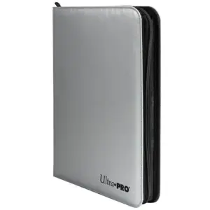 Ultra Pro 9-Pocket Zippered Binder - Silver