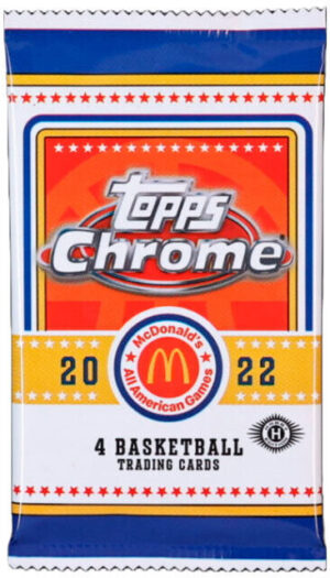 2022 Topps Chrome McDonald's All American Basketball Hobby Pakke