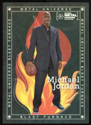 2021 Skybox Metal Universe Champions Michael Jordan BLAST FURNACE BF-1