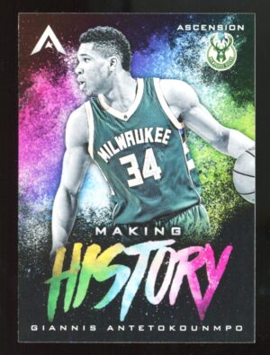 2017-18 Panini Ascension Making History Giannis Antetokounmpo #MH7