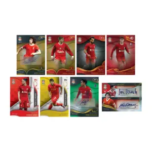 2022-23 TOPPS LIVERPOOL LINEAGE CLUB COLLECTION - BOX (3 AUTOS + 7 CARD PACK)