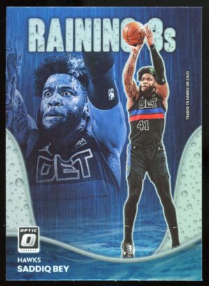 2022-23 Panini Donruss Optic Raining 3s Holo Prizm Saddiq Bey #15