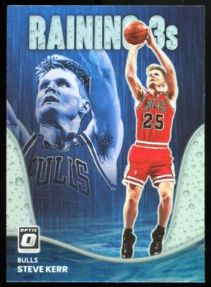 2022-23 Panini Donruss Optic Raining 3s Holo Prizm Steve Kerr #17