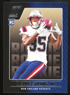 2022 Panini Zenith Pierre Strong Jr. Rookie Patriots Football Card #141