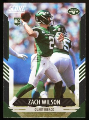 2021 Panini Chronicles SCORE ZACH WILSON Rookie #402 New York Jets