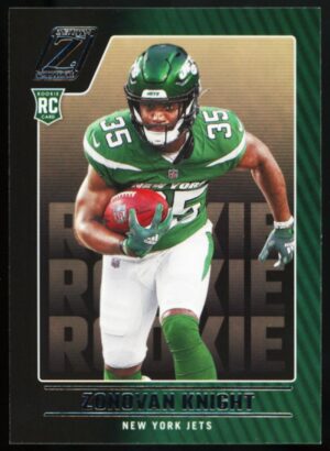 2022 Panini Zenith Zonovan Knight Rookie New York Jets Football Card #184