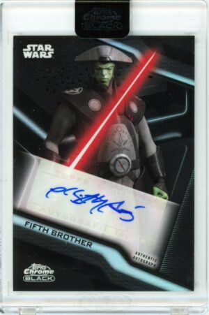 2022 Topps Chrome Black Star Wars Anthony-Rodriguez as Fifth Brother Auto #A-PAR