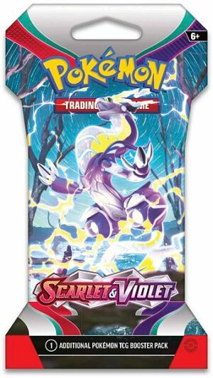 Pokemon Booster Pakke - SV01 - Scarlet & Violet: Base Set Sleeved Booster Pack - Cardboard / Pap Blister