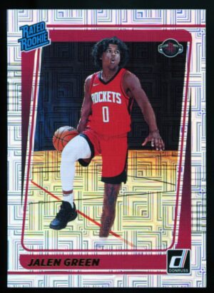 2021-22 Donruss Jalen Green #209 Choice Rated Rookie Houston Rockets