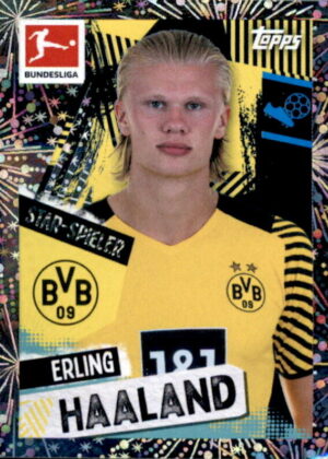2021-22 Topps Bundesliga STAR-SPIELLER Official Stickers #164 Erling Haaland