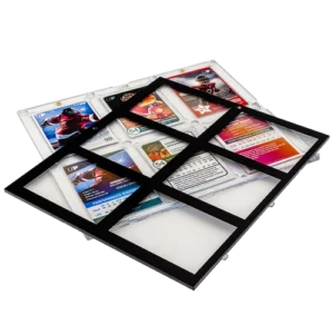 35PT 6-Card Black Border UV ONE-TOUCH Magnetic Holder