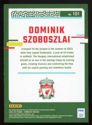 2023-24 Donruss Soccer FIFA Dominik Szoboszlai #101