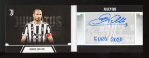 DAKA Juventus Ineffable Booklet Giorgio Chiellini Auto ON CARD /50