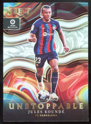 2022-23 Panini Select La Liga Unstoppable Jules Kounde #7