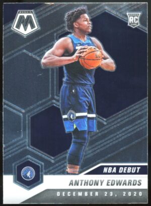 2020-21 Panini Mosaic NBA Debut Anthony Edwards #261 Rookie
