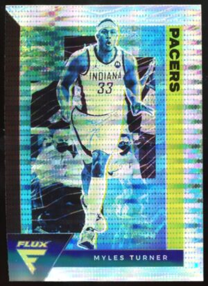 2020 Panini Flux 1st Serie – Pulsar Prizm Myles Turner #70