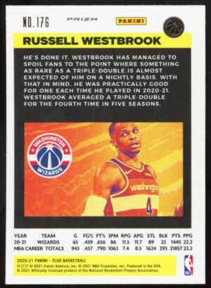 2020 Panini Flux 1st Serie – Pulsar Prizm Russell Westbrook #176