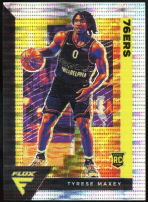 2020 Panini Flux 1st Serie – Pulsar Prizm Tyrese Maxey #208 Rookie RC