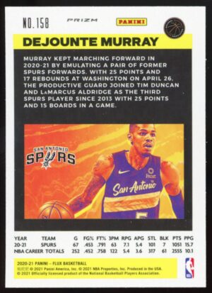 2020 Panini Flux 1st Serie – Pulsar Prizm Dejounte Murray #158