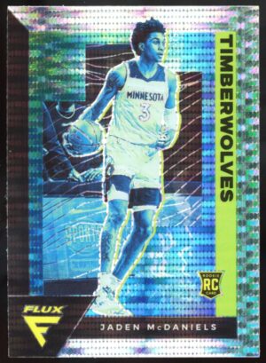 2020 Panini Flux 1st Serie – Pulsar Prizm JADEN McDANIELS #232 Rookie RC