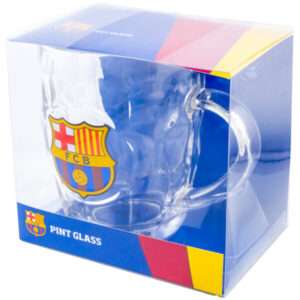 FC Barcelona Ølglas Med Håndtag