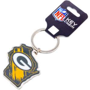 Green Bay Packers State Shape nøglering