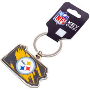 Pittsburgh Steelers State Shape nøglering