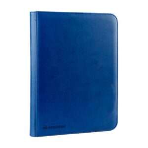 Rebinder Toploader Zipped 9-Pocket mappe - Blue