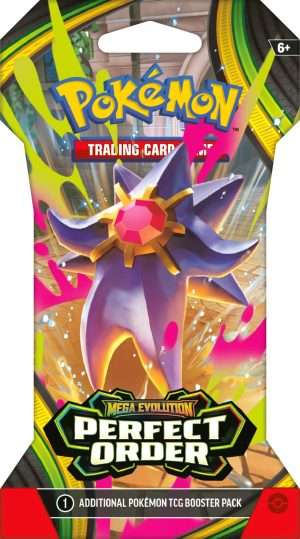 Pokémon TCG: Mega Evolution – Perfect Order Sleeved Booster – Starmie – EN