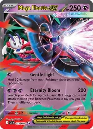 Pokemon TCG: Mega Evolution – Chaos Rising – Mega Floetta ex – 035/086 – Double Rare