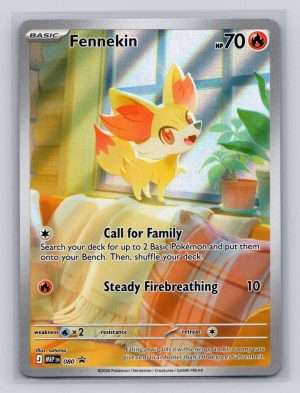 Pokemon TCG: Mega Evolution – Chaos Rising – Fennekin 080 – Black Star Promo