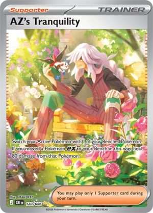 Pokemon TCG: Mega Evolution - Chaos Rising - AZ’s Tranquility - Special Illustration Rare (SIR)