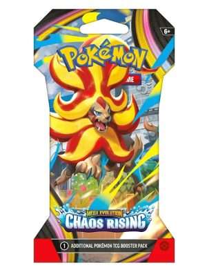 Pokémon TCG: Mega Evolution – Chaos Rising Sleeve Booster – Mega Pyroar ex 🇬🇧