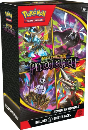 Pokémon TCG: Mega Evolution – Pitch Black (ME05) Booster Bundle (6 Packs) 🇬🇧
