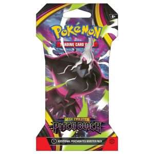Pokémon TCG: ME05 Pitch Black Sleeved Booster – Mega Darkrai ex (1 pakke) 🇬🇧