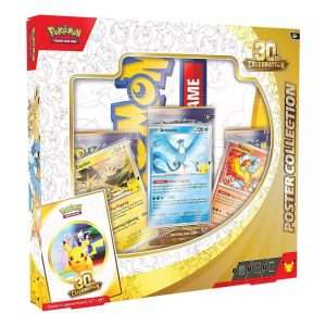 Pokémon Mega Evolution: 30th Celebration – Poster Collection (3 Boosters + 3 Promo Cards) 🇬🇧