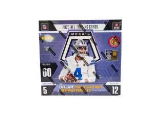 2025 Panini Mosaic Football International Hobby Box – Gold Wave & Red Wave 🇬🇧