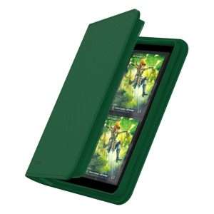 ULTIMATE GUARD ZIPFOLIO 160 8-POCKET XENOSKIN – GREEN