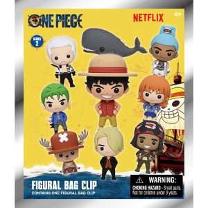 ONE PIECE LIVE ACTION SERIES 2 – 3D FOAM BAG CLIPS – DISPLAY MED 24 BLIND BAGS