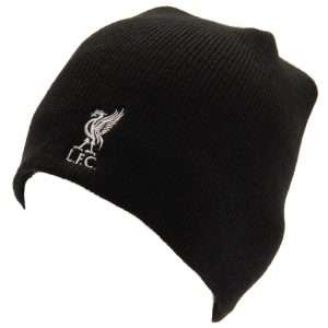 Liverpool FC Hue – Sort med Broderet Liver Bird-logo