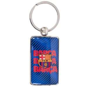 FC Barcelona Nøglering – Rektangulær med Klublogo