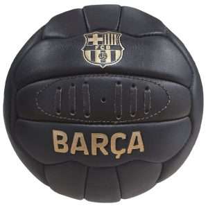 FC Barcelona Retro Heritage Fodbold – Ægte læder – Str. 5