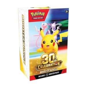 POKÉMON TCG – ME05.5 MEGA EVOLUTION: 30TH CELEBRATION – BOOSTER BUNDLE MED 6 BOOSTERPAKKER 🇬🇧